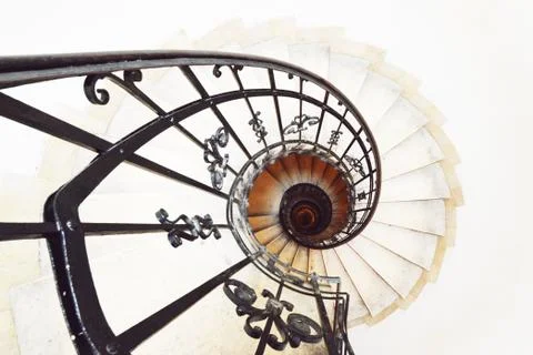 Staircase in basilica Stock Photos