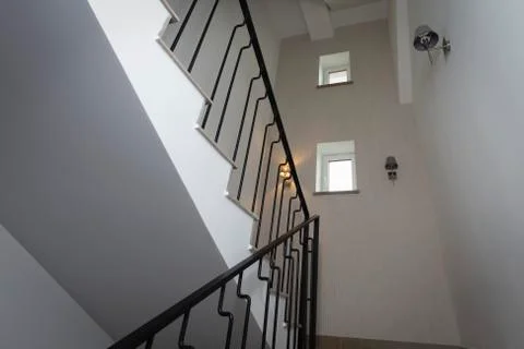 Staircase in the building. 写真素材