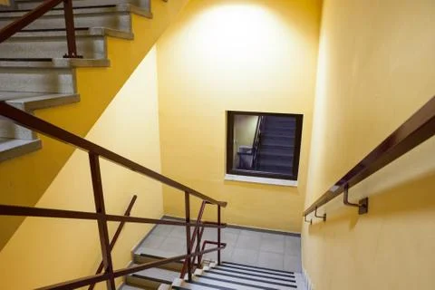 Staircase in an building Foto stock