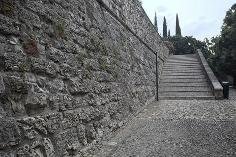 Staircase in a castle Stock Photos