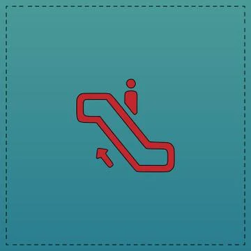 Staircase computer symbol Stock Illustration