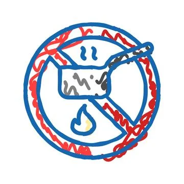 Staircase down evacuation emergency icon doodle illustration Ilustración de archivo