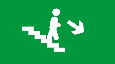 Staircase Down Stock Footage 335667571