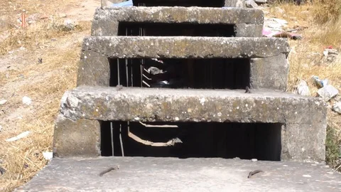 Staircase escalier Stock Footage 130074109