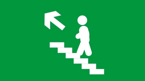 Staircase Up Stock Footage 335667572