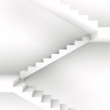Staircase front view Stock Illustration