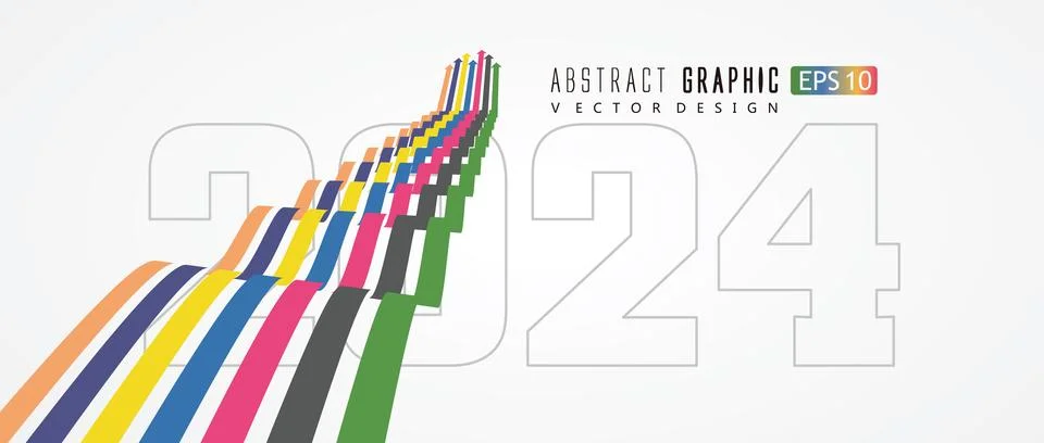 Staircase graphic design symbolizing development and progress. 库存插图