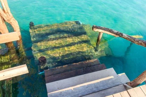 Staircase harbor Stock Photos