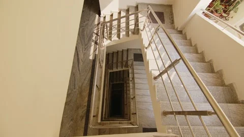 Staircase in a high-rise building Stock Footage 220741473