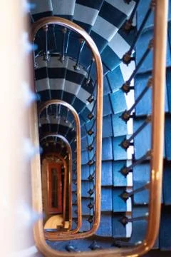 Staircase in hotel Stock Photos