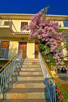 Staircase to a house Stock Photos