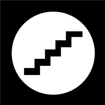 Staircase icon Stock Illustration