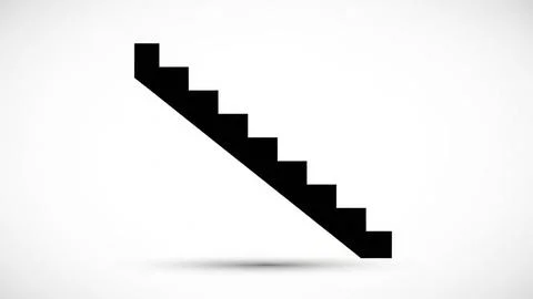 Staircase illustration Stock Illustration