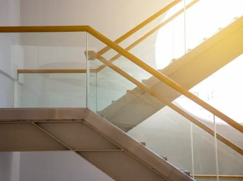 Staircase inside the building Stock Photos