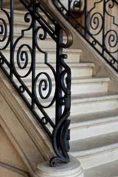 Staircase inside a house Stock Photos