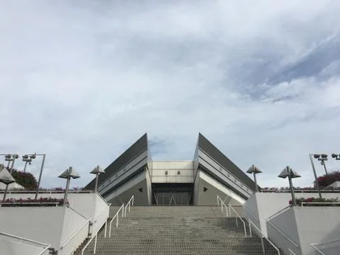 Staircase Leading Up To Stadium Stock Photos
