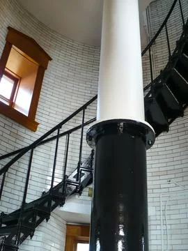 Staircase in the lighthouse Foto stock