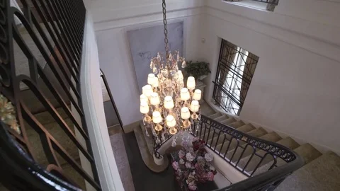 Staircase in a luxury home. Stock-Footage 80326872