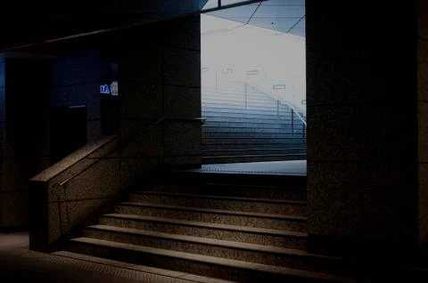 Staircase In Marunouchi Stock Photos