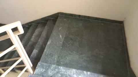 Staircase of a multi story building 2 Video stock 52951995