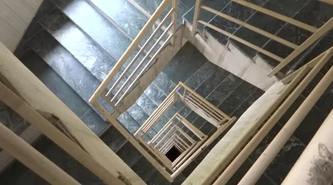 Staircase of a multi story building Stock-Footage 52950573