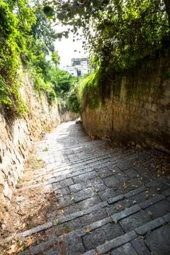 Staircase in Naples Foto stock