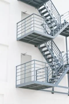 Staircase outside of building Stock Photos