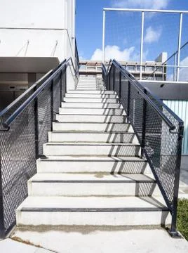 Staircase outside an building Foto stock