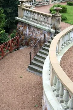 Staircase in park Stock-Fotos