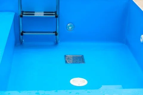 Staircase to the pool 스톡 사진