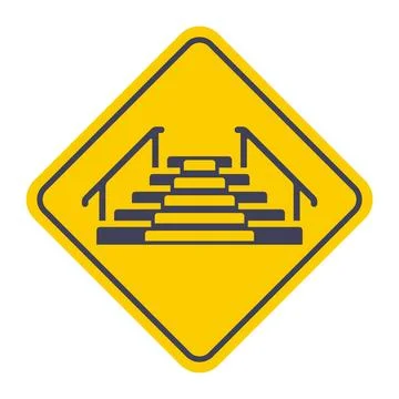 Staircase with steps and red carpet. Stock Illustration