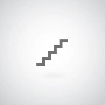 Staircase symbol Stock Illustration