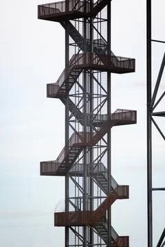 Staircase in a tower Stock Photos
