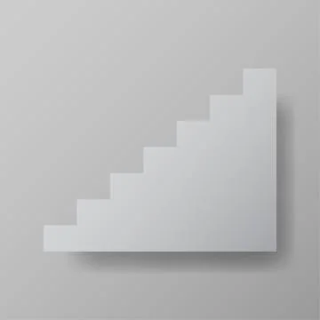Staircase upstairs vector Stock Illustration