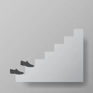 Staircase upstairs vector Stock-Illustration