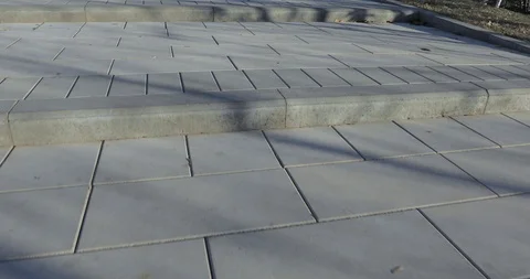 Staircase is wide in park Stock-Footage 98809168