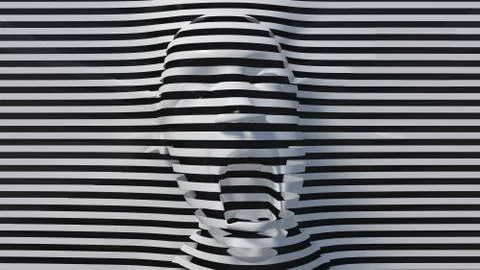 Stairs abstract illusion Stock Illustration