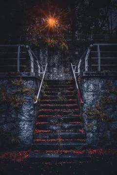 The stairs up and down Stock Photos