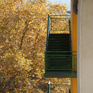 The stairs up and down Stock Photos