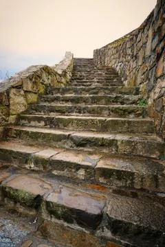 The stairs up and down Stock Photos