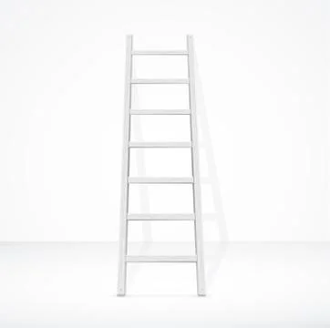 Stairs and Wall. Vector Illustrazione stock