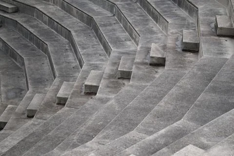 Stairs architecture in the street Foto stock