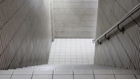 The stairs are in the building. Stock Footage 166345441