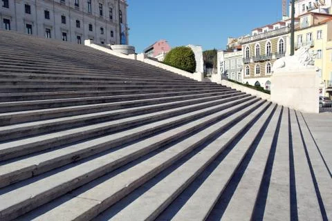 Stairs background Stock Photos