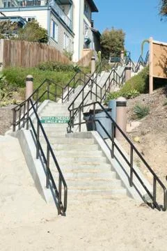 Stairs to beach Stock Photos