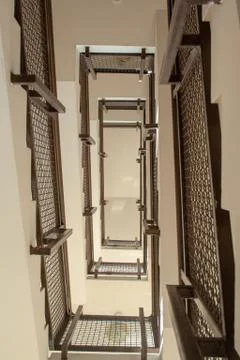 Stairs from below Stock Photos