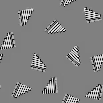 Stairs building structure vector seamless pattern Stock Illustration