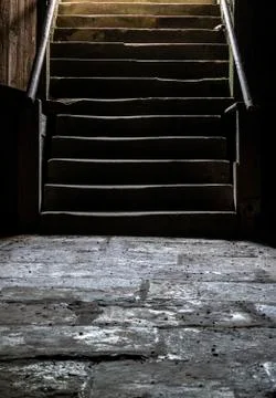 Stairs from a cellar Stock Photos