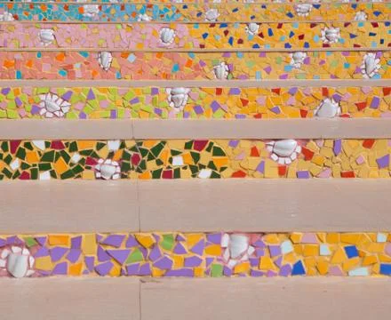 Stairs from ceramic Stock Photos