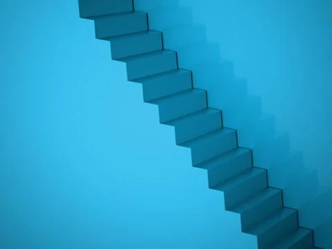 Stairs concept Stock Illustration